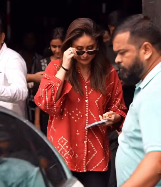 Pre-order Bandhani Tattoo Boxy Top