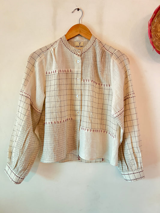 Upcycle Kora Organic Crop Boxy Shirt