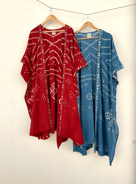 Rabari Bandhani Mirror Overlay(15th DECEMBER Delivery)