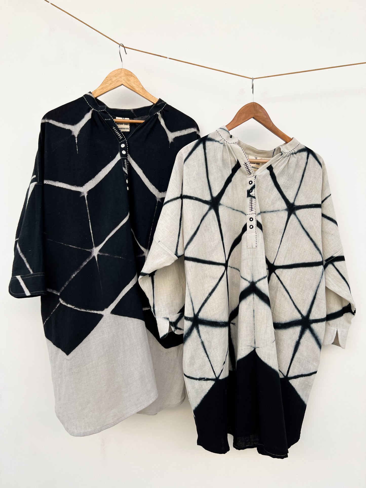 Off-White Mirror Tattoo Clamp Dye Dress