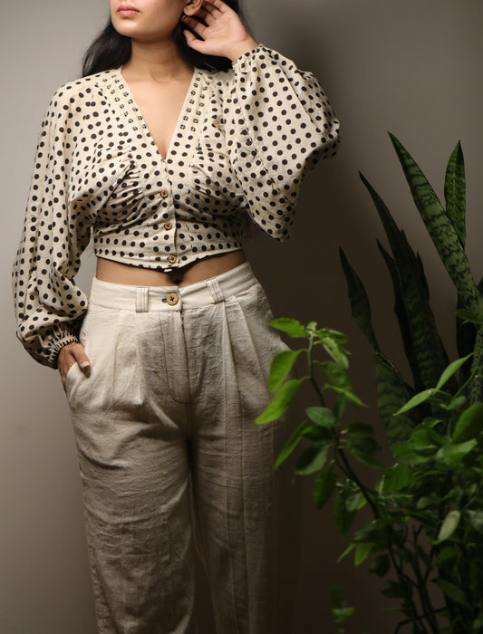 Retro Dots Top - YESHA SANT