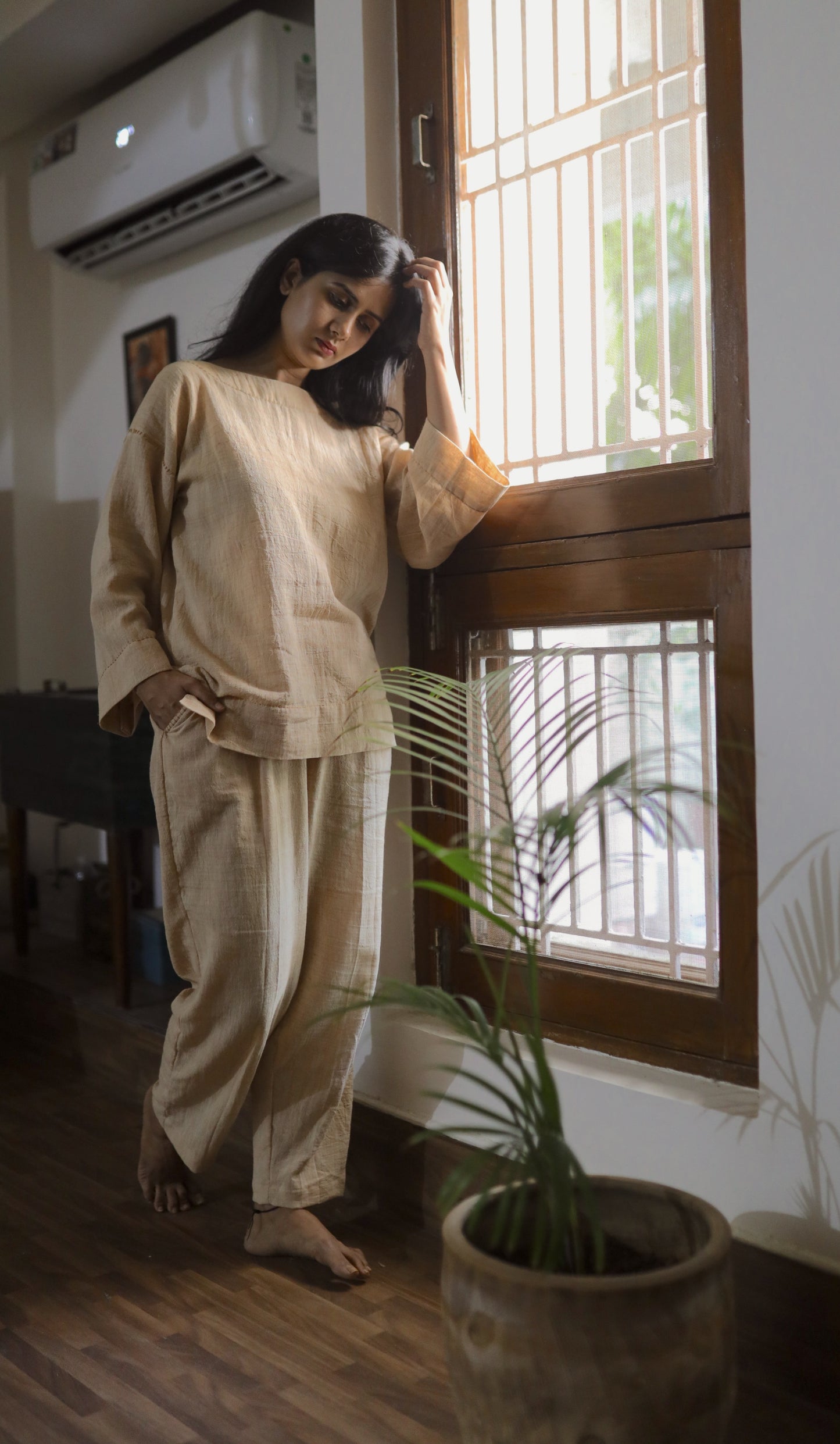 Nude Elementary Pants - YESHA SANT
