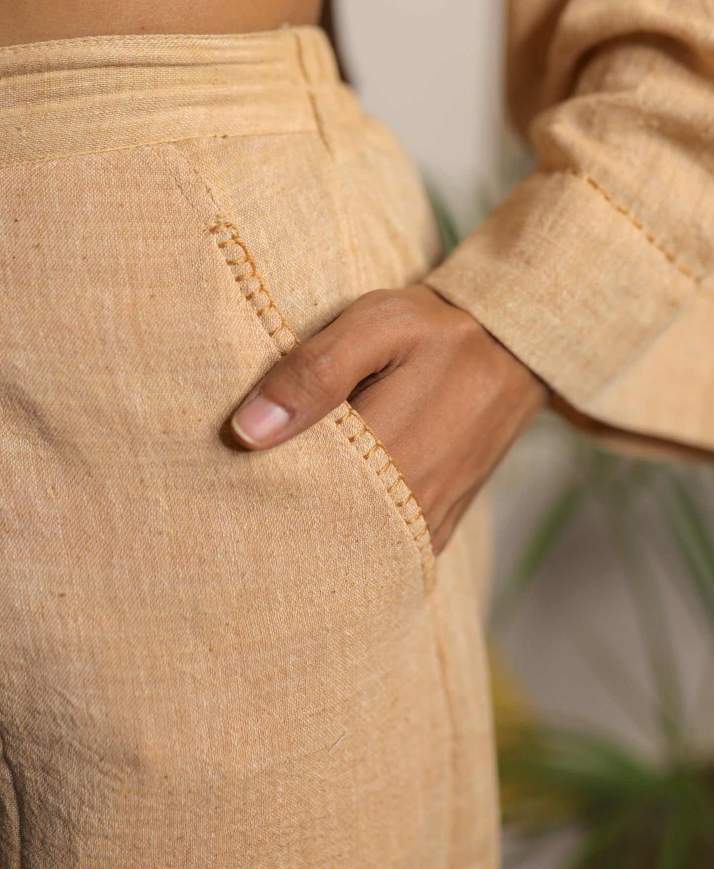 Nude Elementary Pants - YESHA SANT