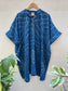 Bandhani Tattoo Indigo Kaftan Dress(15th October Delivery)
