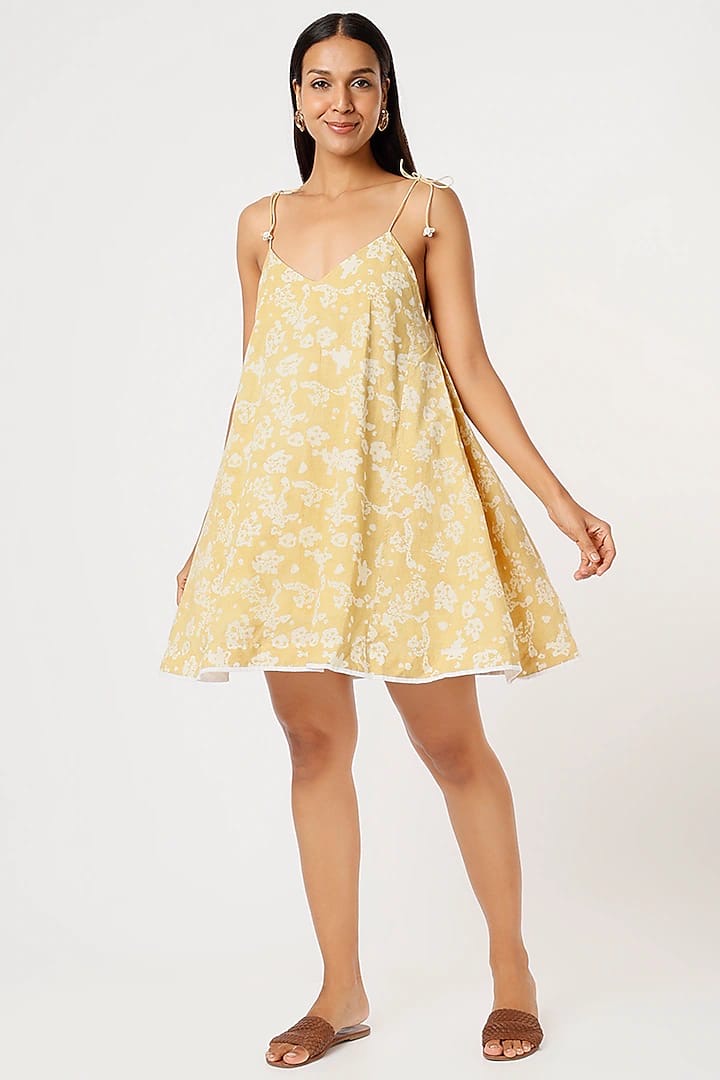 Marigold Batik Swing Dress