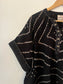 Bandhani Darkest Brown/Black Kaftan Dress(Delivery 15th OCTOBER 2025)