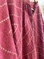 गुलाबी रबारी डॉट्स बंधनी कफ्तान ड्रेस