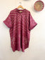 Onion Skin Pink Bandhani Kaftan Dress