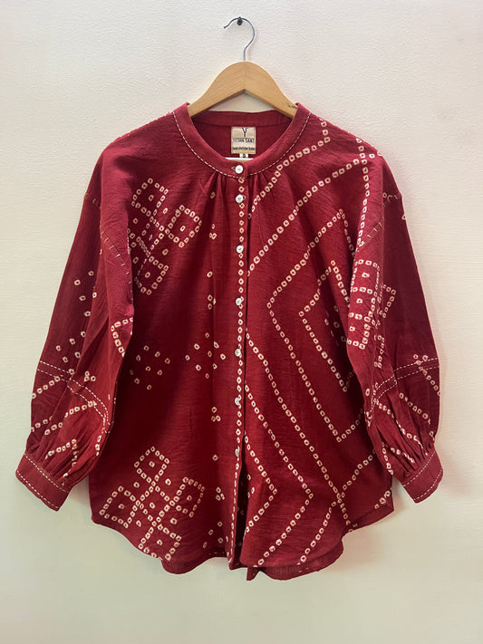Pre-order Bandhani Tattoo Boxy Top (Starts 30th May)