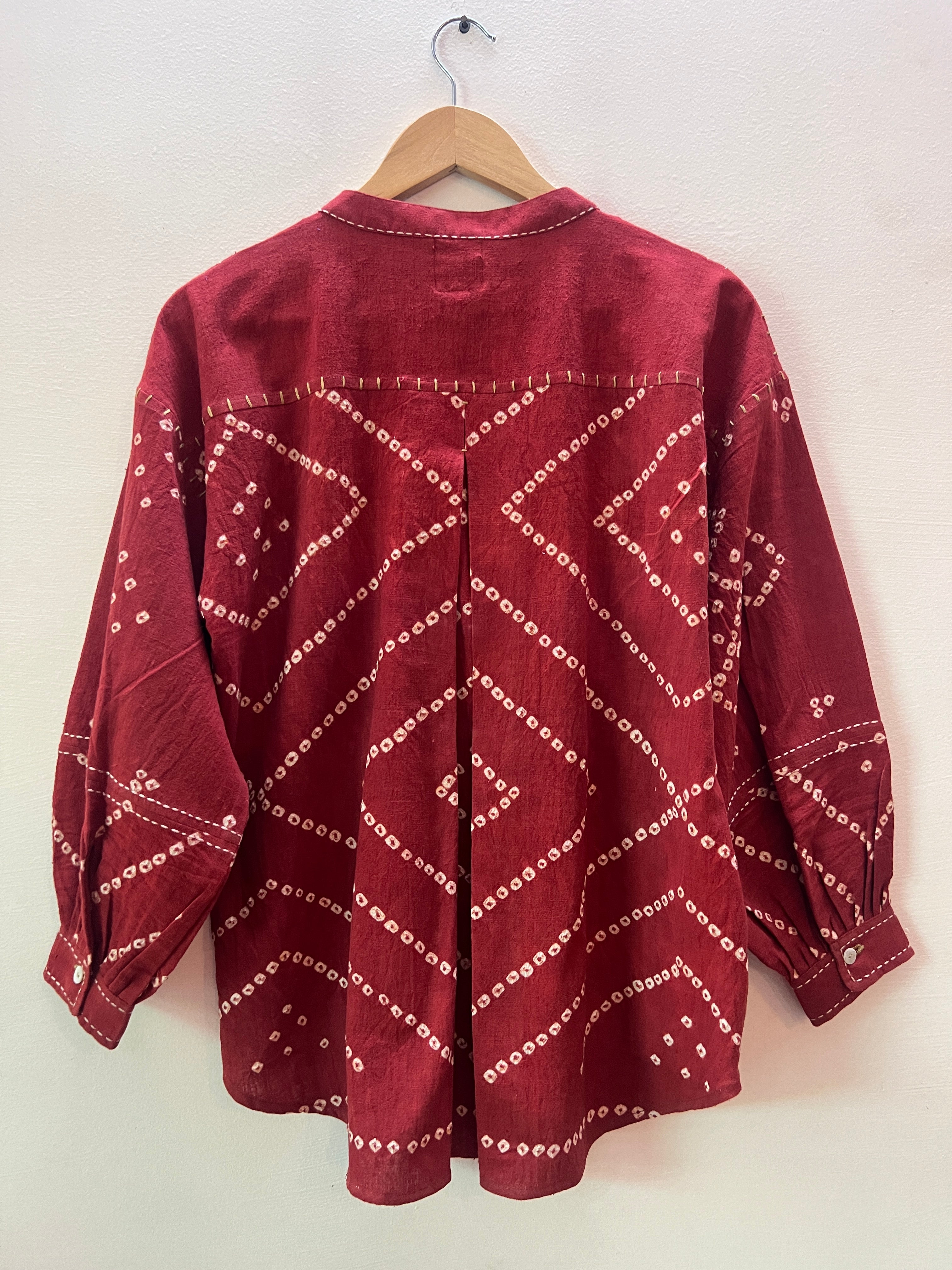 Bandhani Tattoo Boxy Top