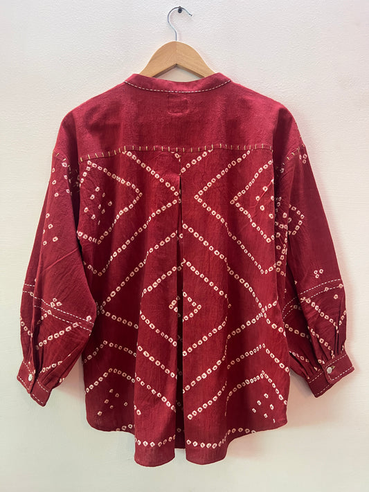 Pre-order Bandhani Tattoo Boxy Top (Starts 30th May)