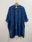 Bandhani Mirror Indigo Kaftan Dress