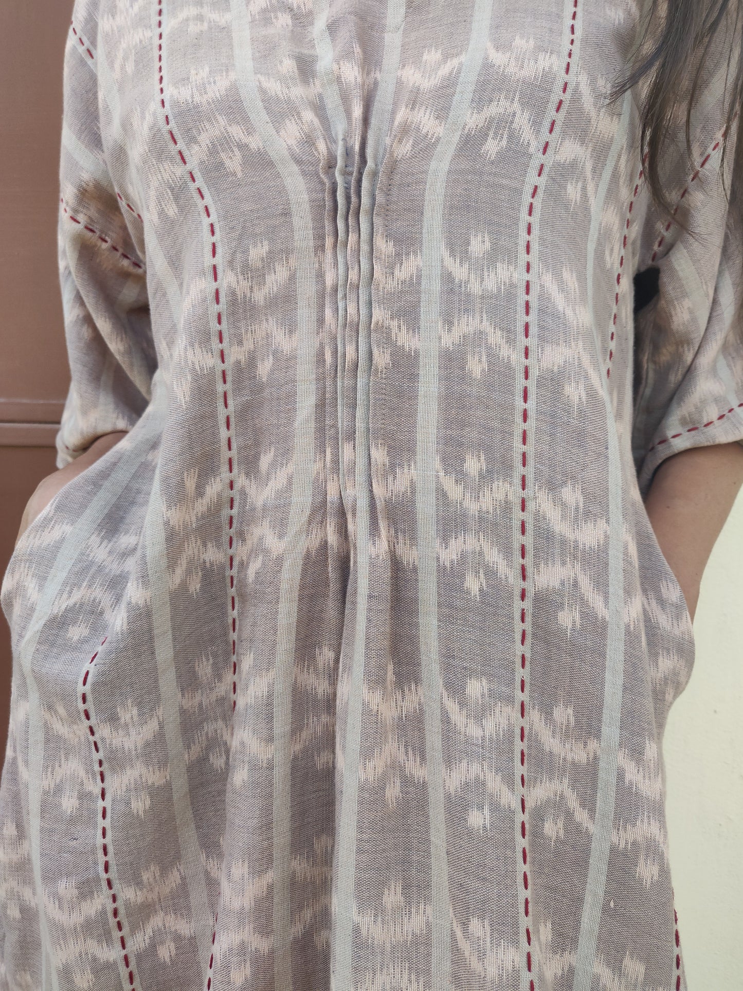 Ikat Kaftan Dress - YESHA SANT