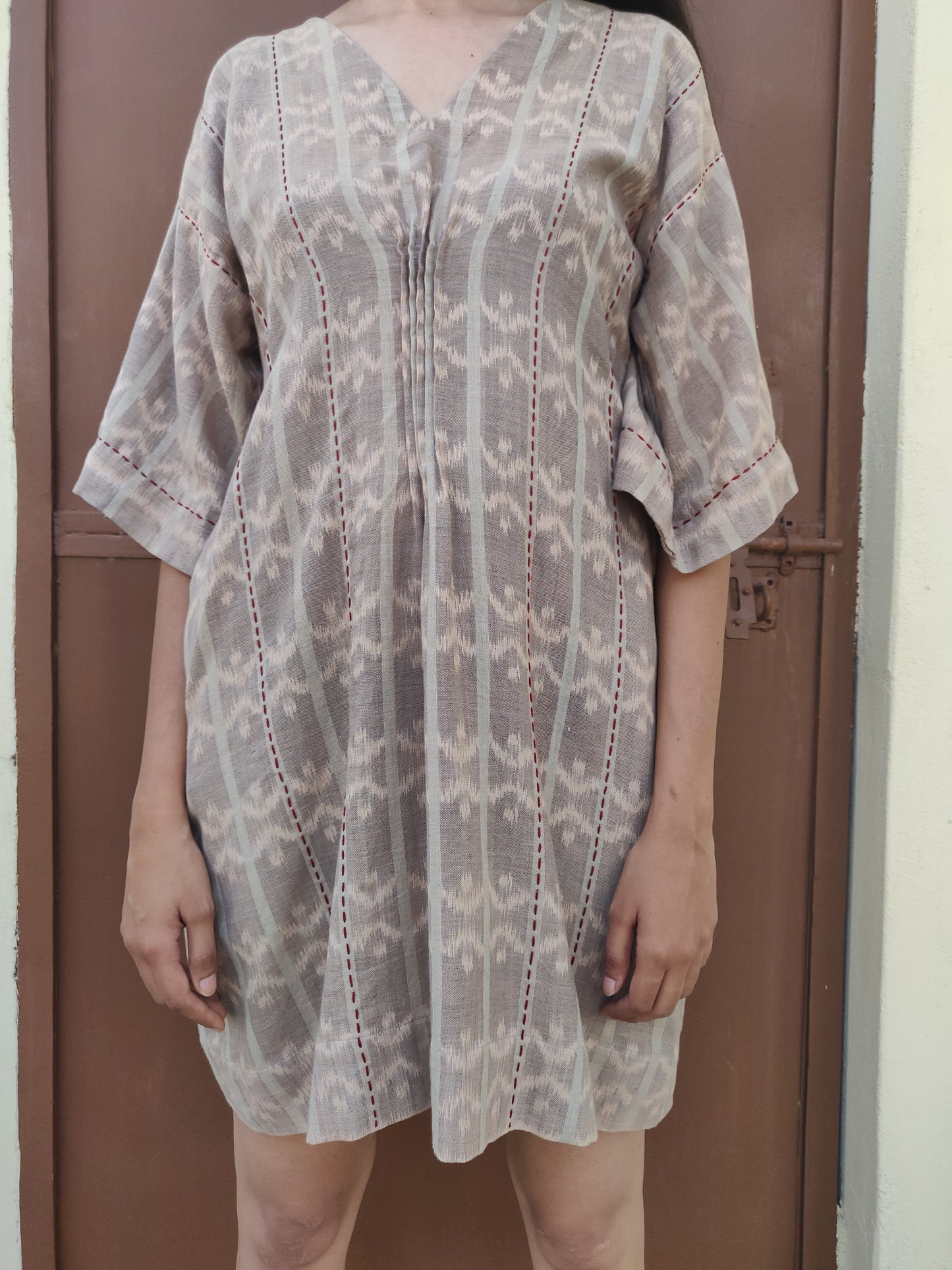 Ikat Kaftan Dress - YESHA SANT