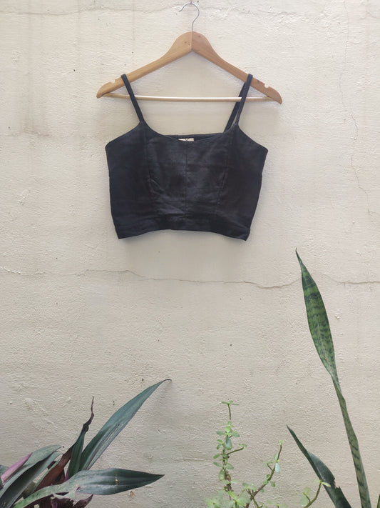 Charcoal Organic Bralette