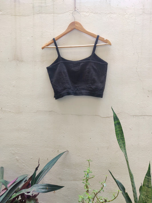 Charcoal Organic Bralette