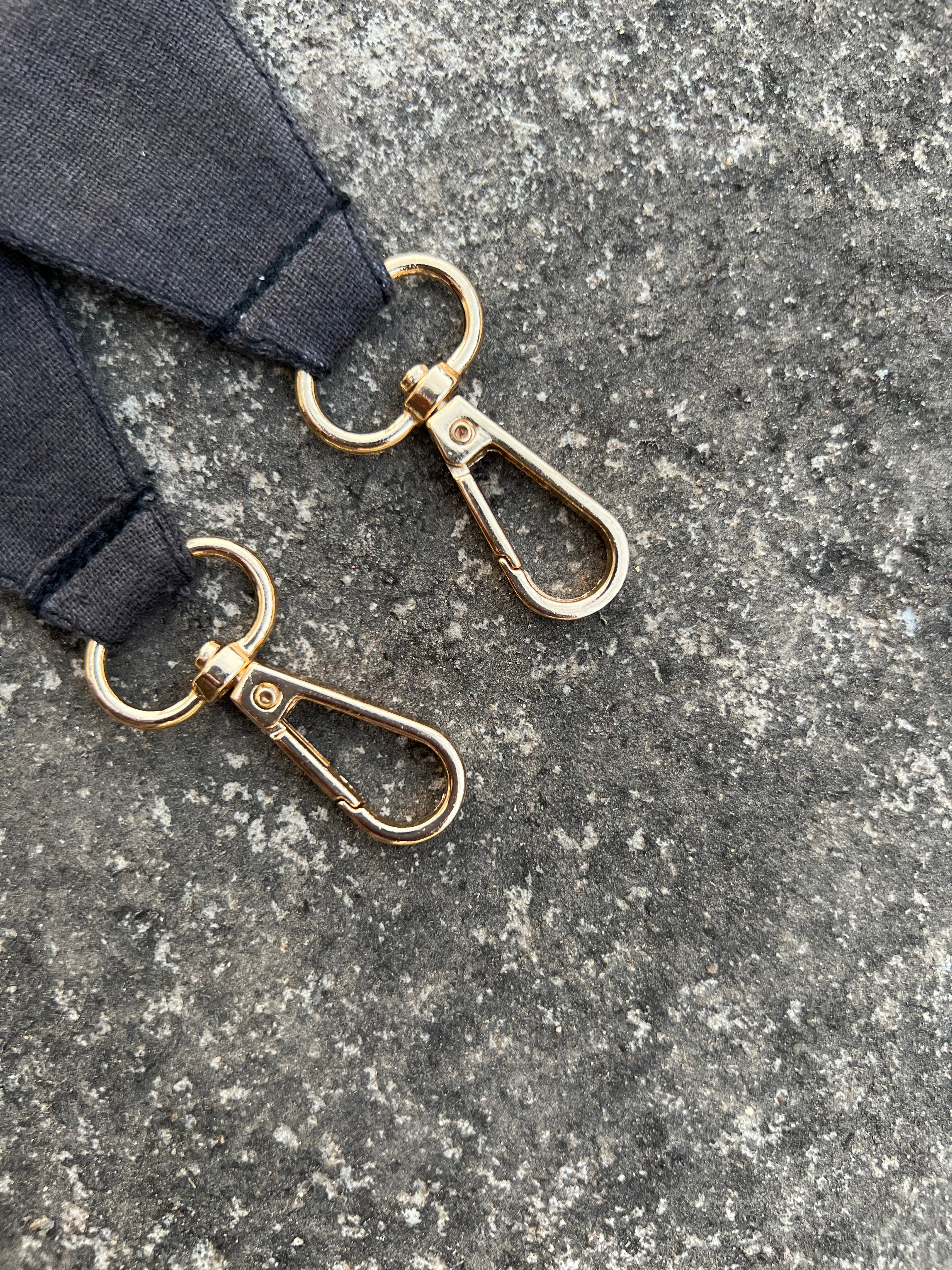 rabari black cross-stitch bag strap belt