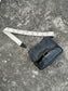 rabari black cross-stitch bag strap belt