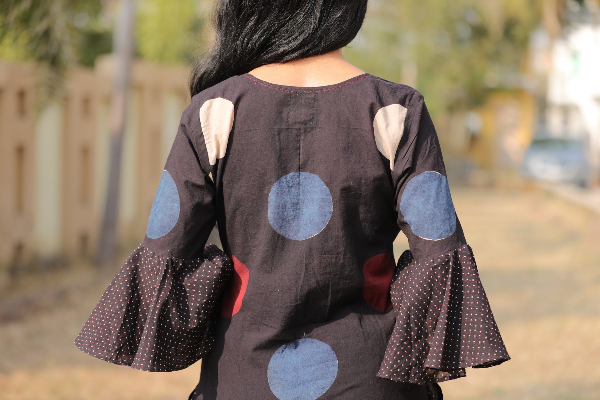 Droplet Bell sleeves Kurta - YESHA SANT