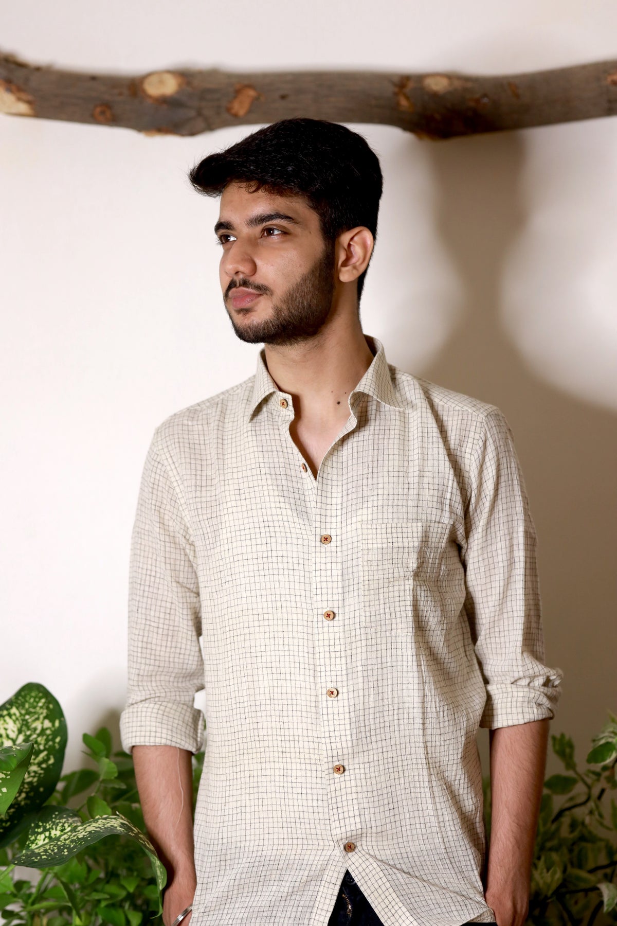 Eco Checks Shirt - YESHA SANT