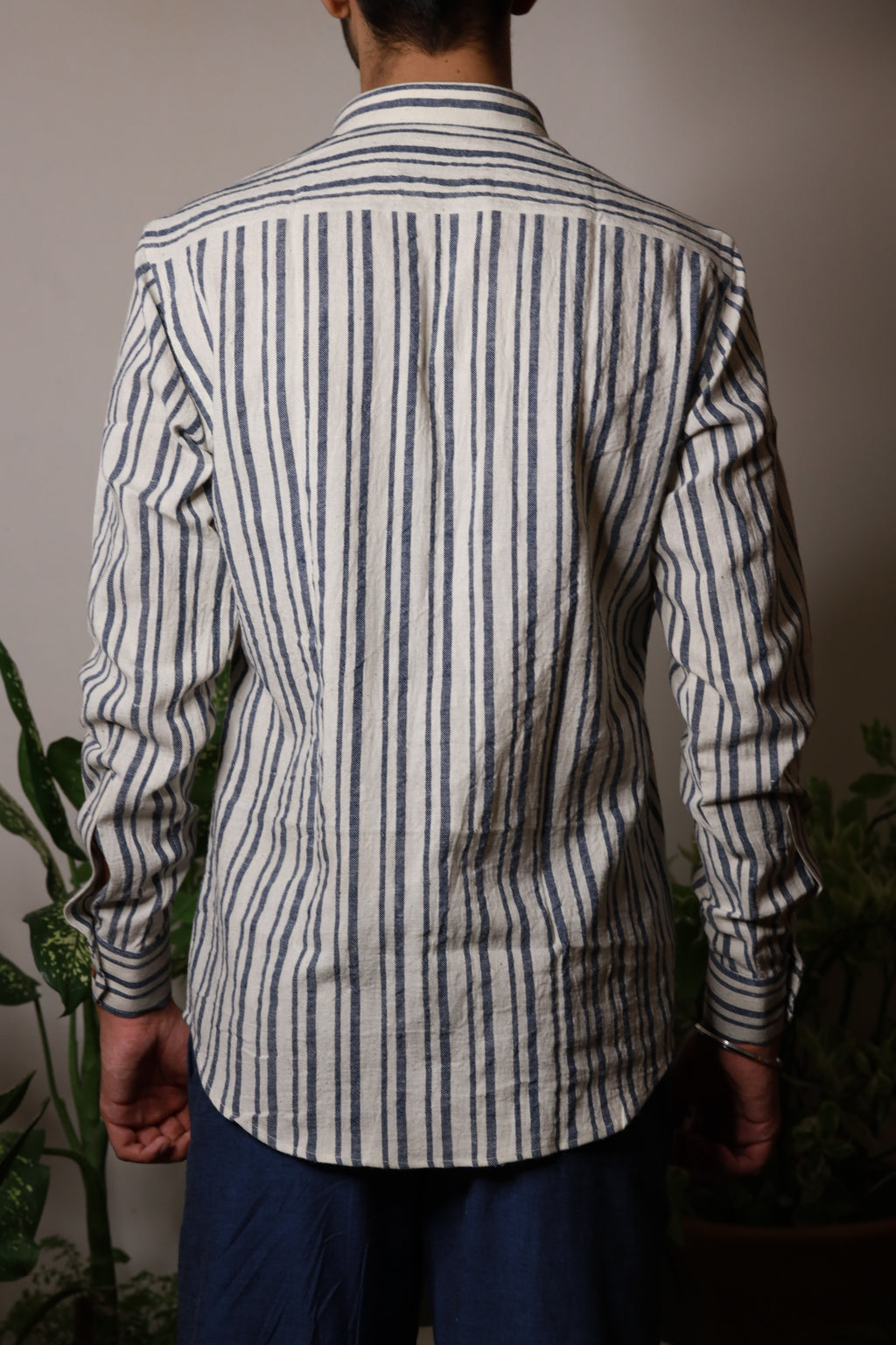 Indigo Cord Shirt - YESHA SANT