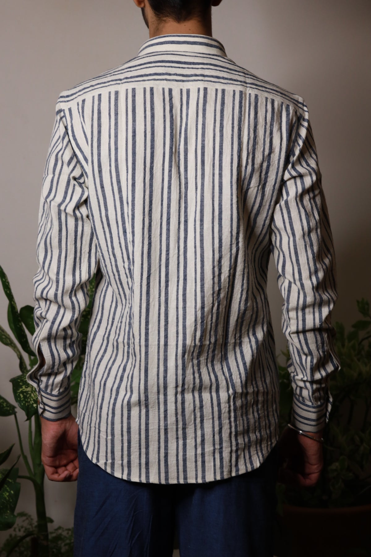 Indigo Cord Shirt - YESHA SANT
