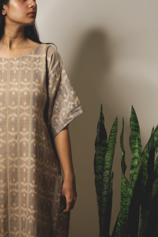 Ikat Raw Kurta - YESHA SANT