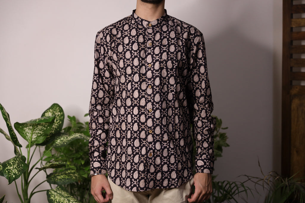 Chhap Bagh Shirt - YESHA SANT