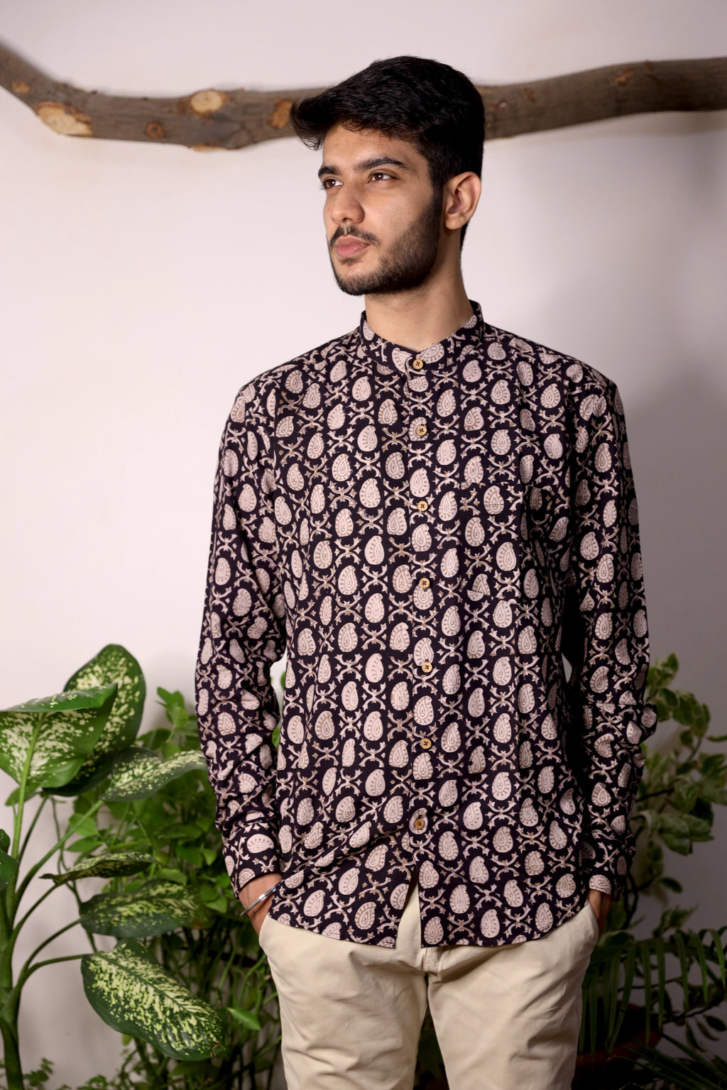 Chhap Bagh Shirt - YESHA SANT