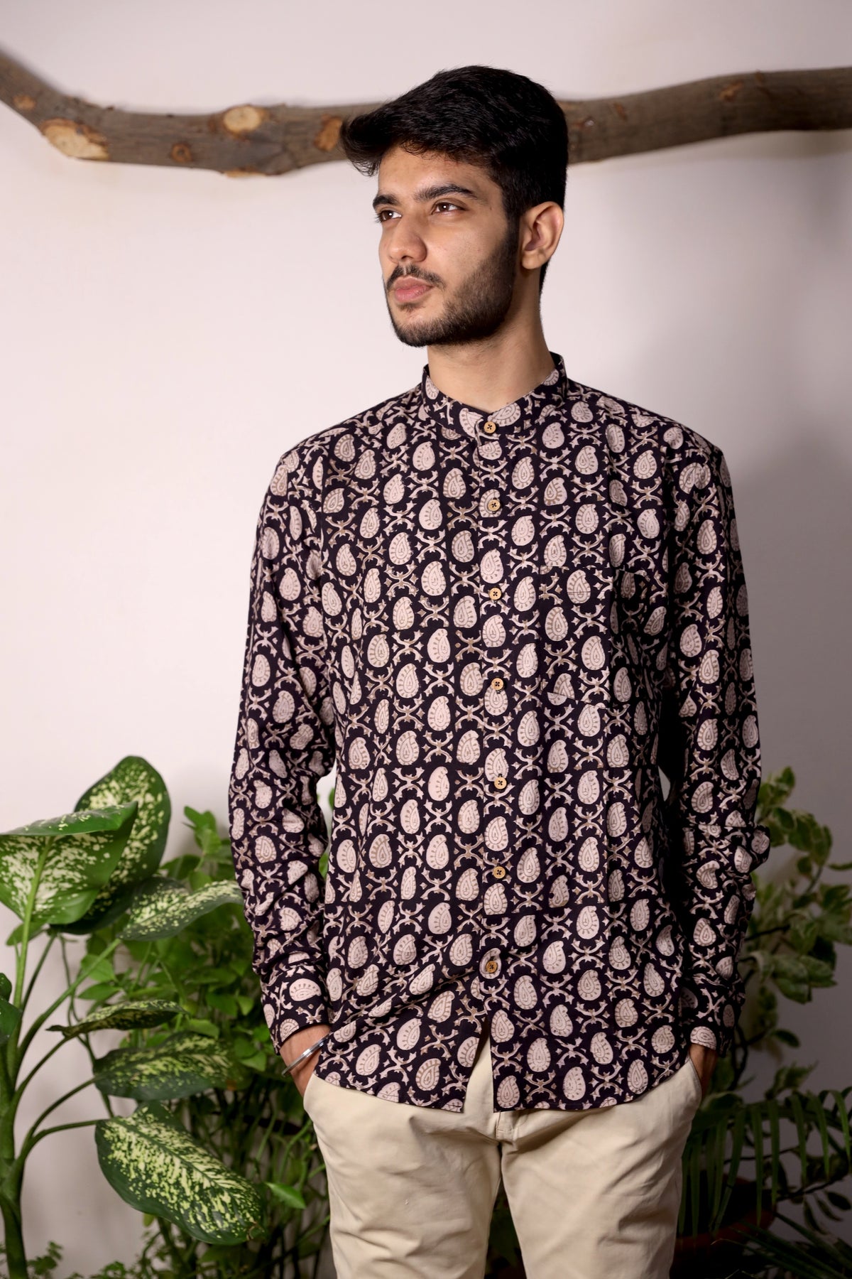 Chhap Bagh Shirt - YESHA SANT