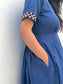 Indigo Fit & Flare Dress