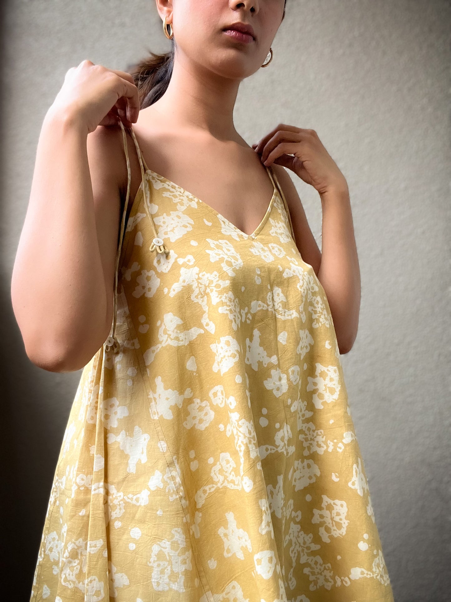 Marigold Batik Swing Dress