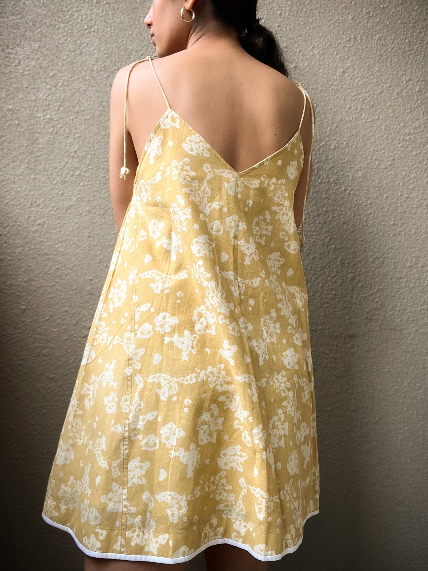 Marigold Batik Swing Dress