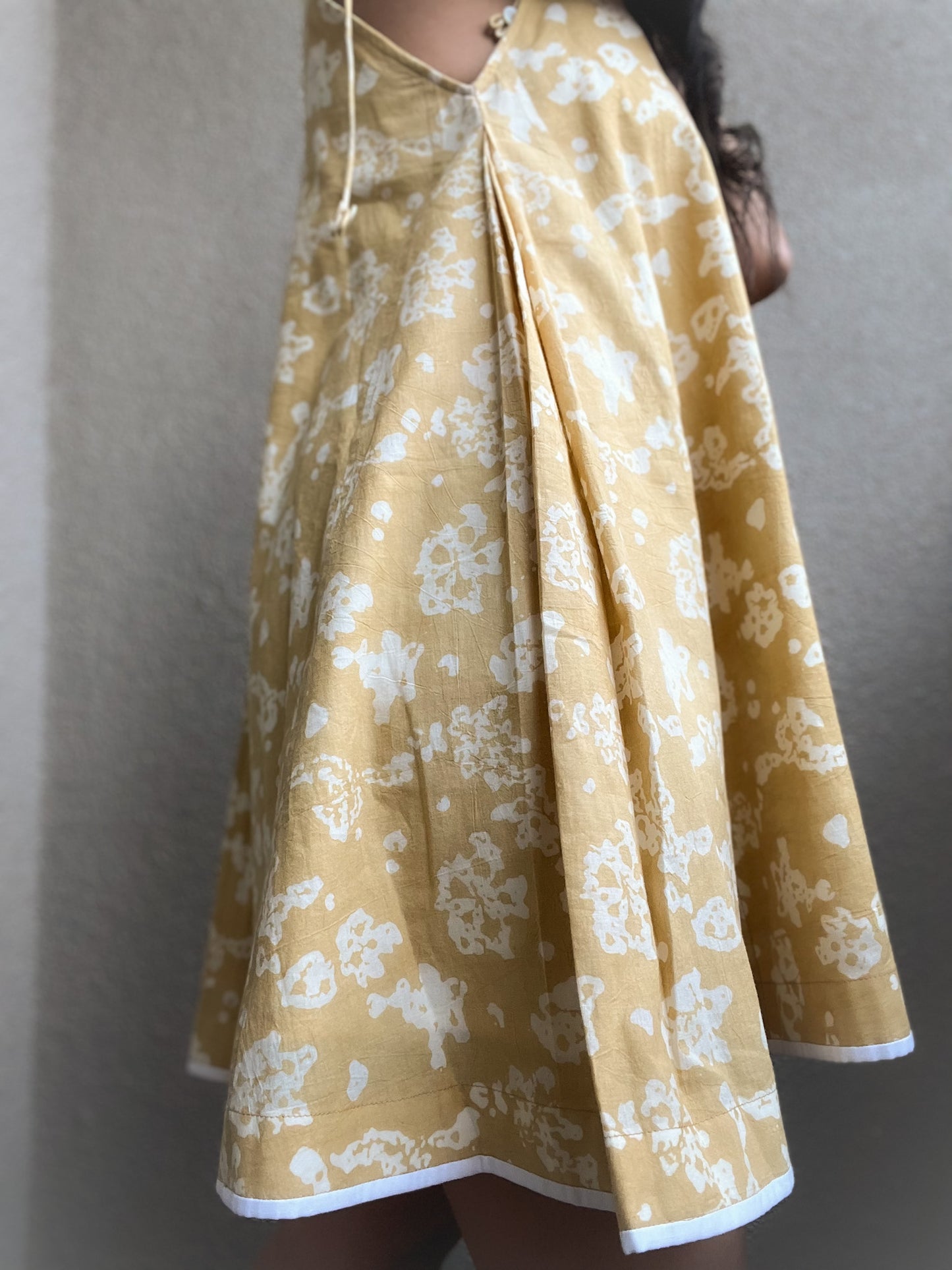 Marigold Batik Swing Dress